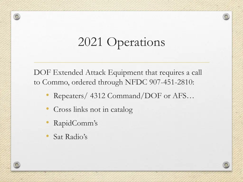 2021 operations 1