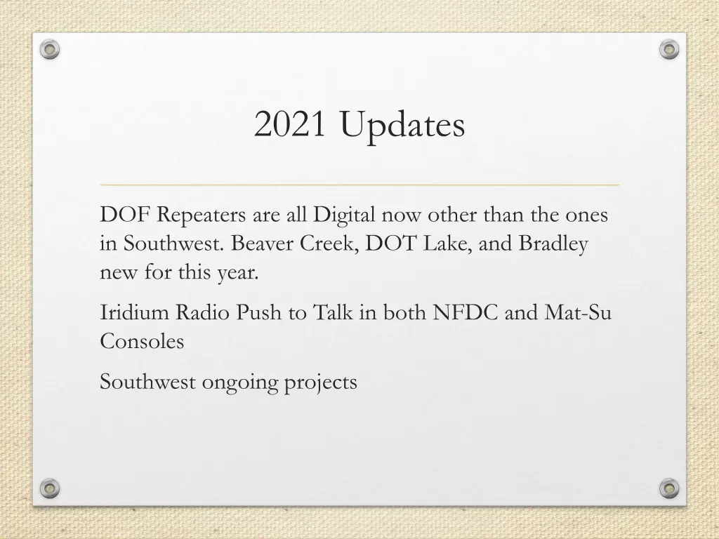 2021 updates 1