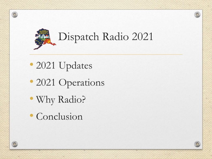 dispatch radio 2021