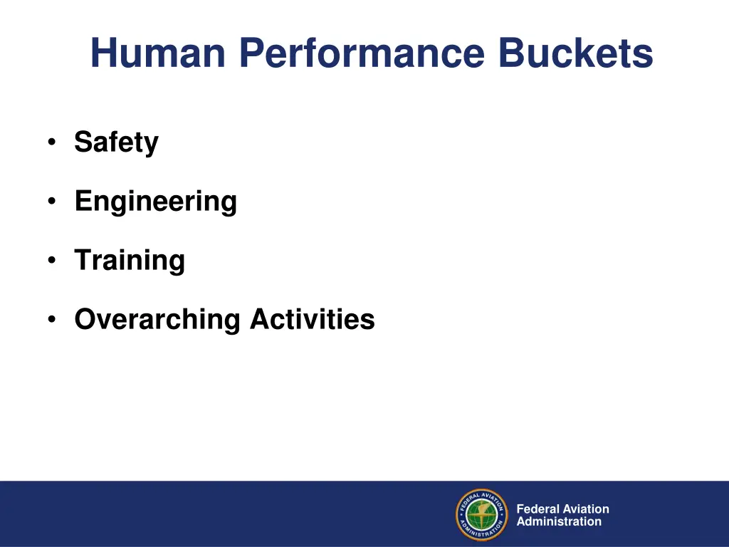 human performance buckets