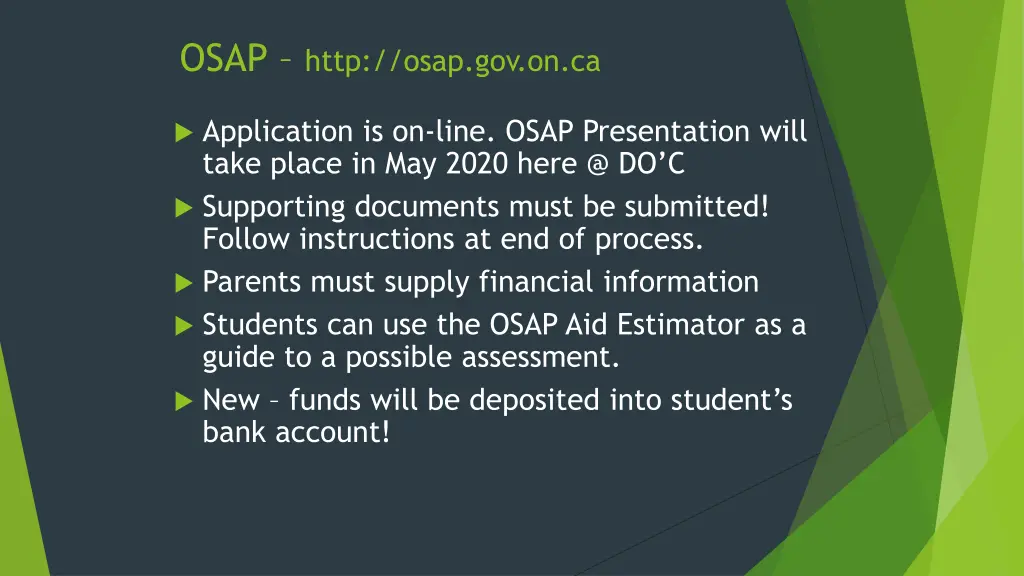 osap http osap gov on ca