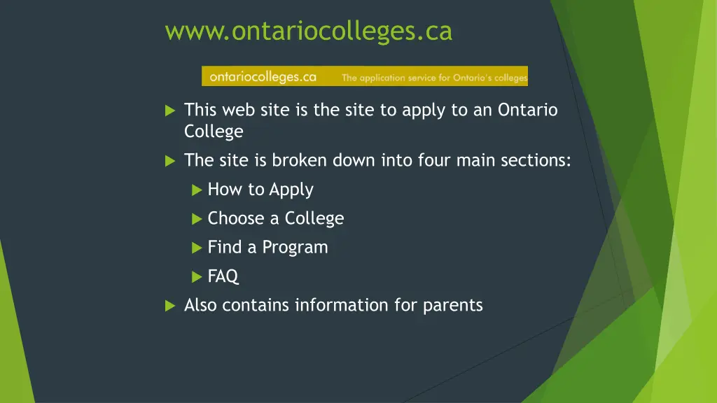 www ontariocolleges ca