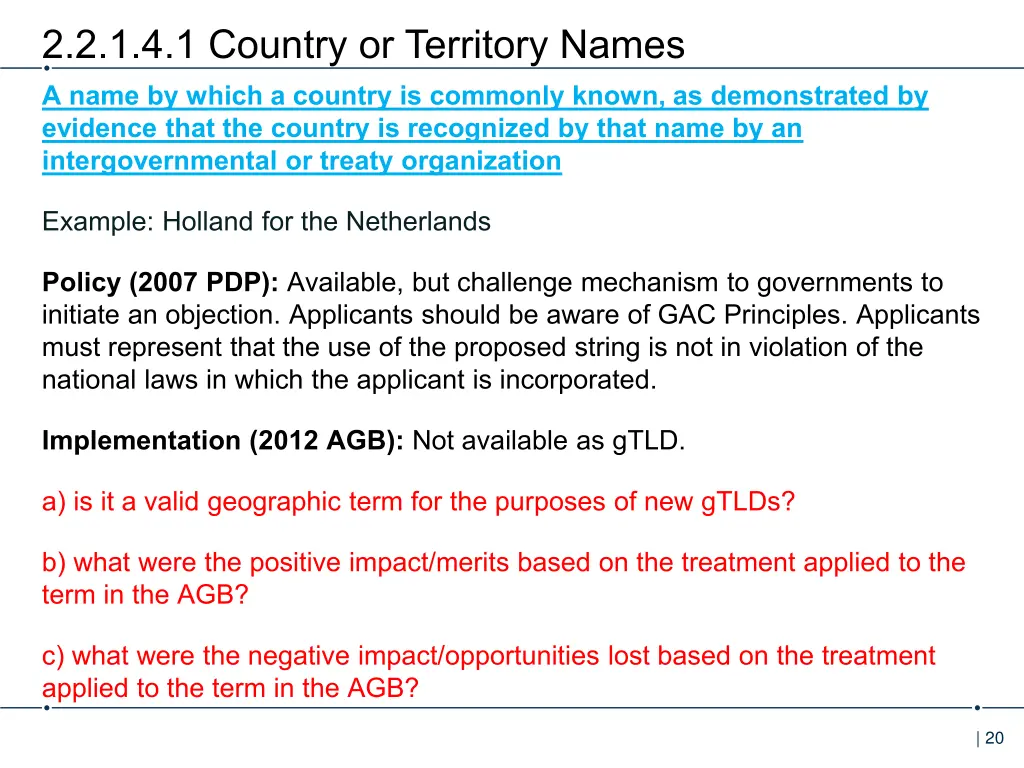 2 2 1 4 1 country or territory names 3