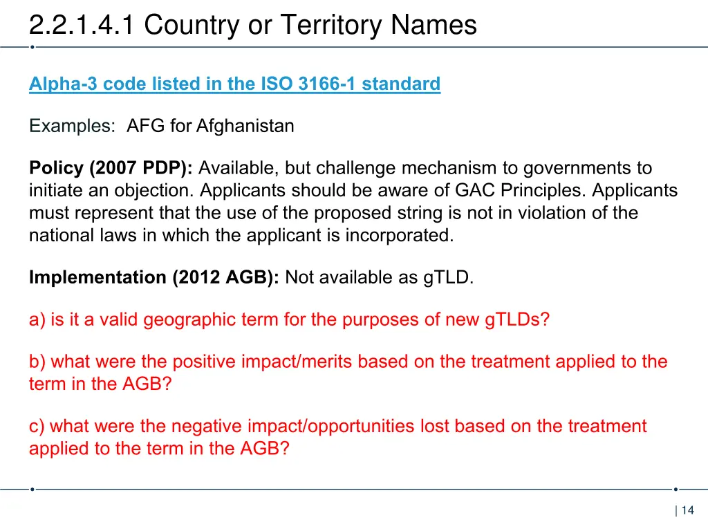 2 2 1 4 1 country or territory names