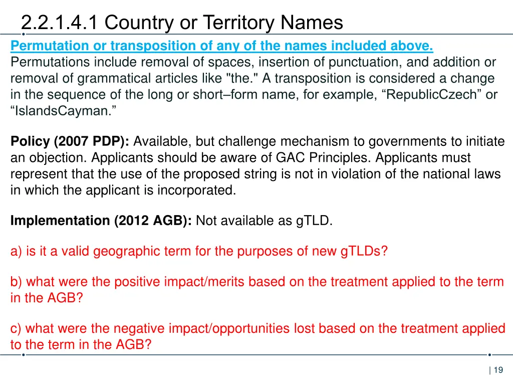 2 2 1 4 1 country or territory names permutation