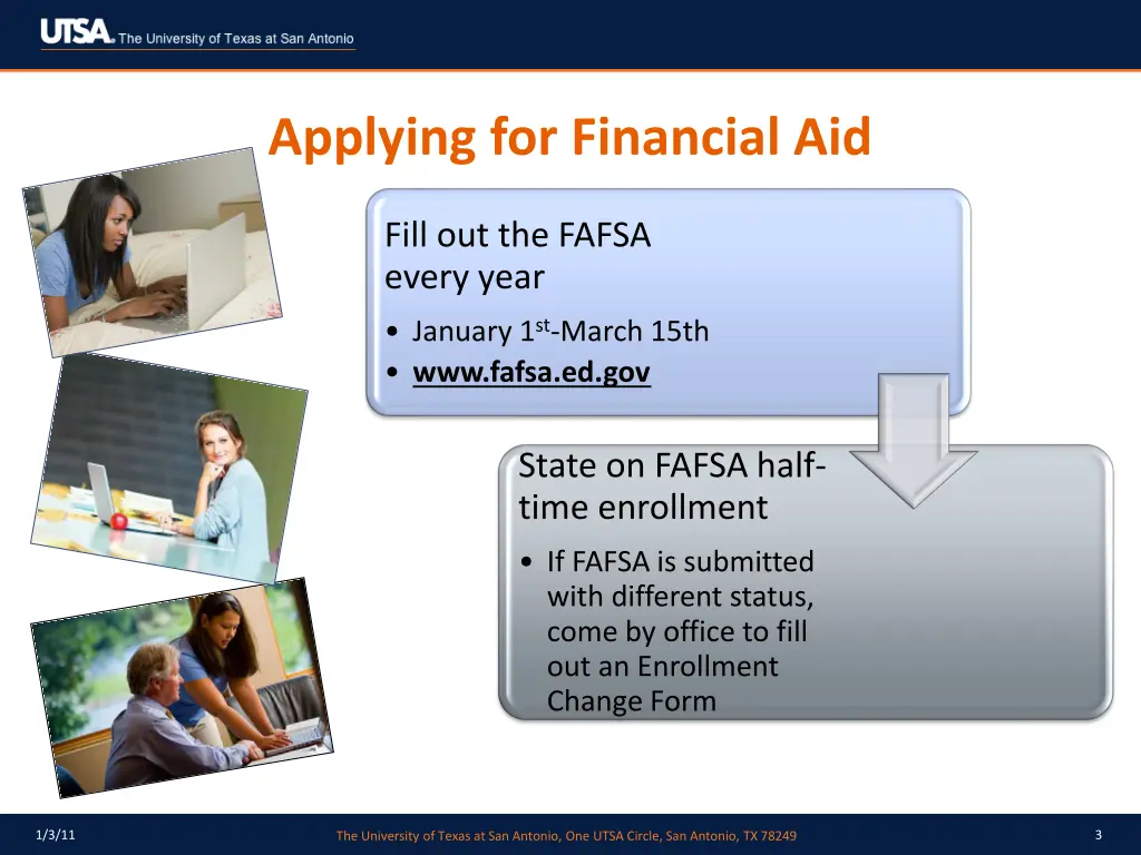 applying for financial aid