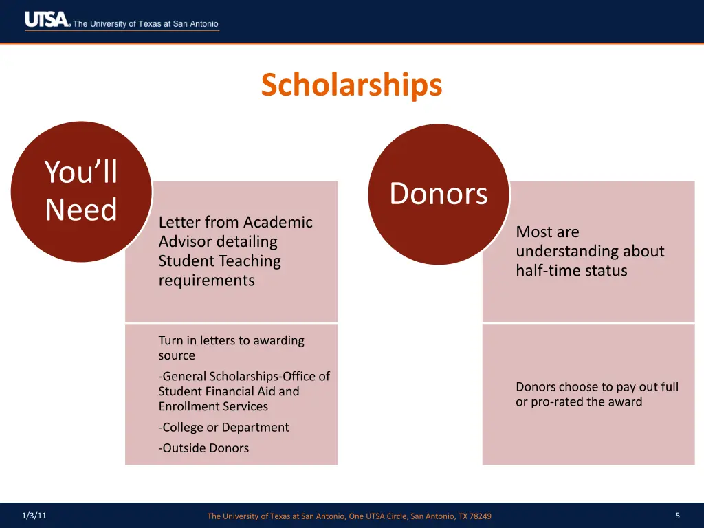 scholarships