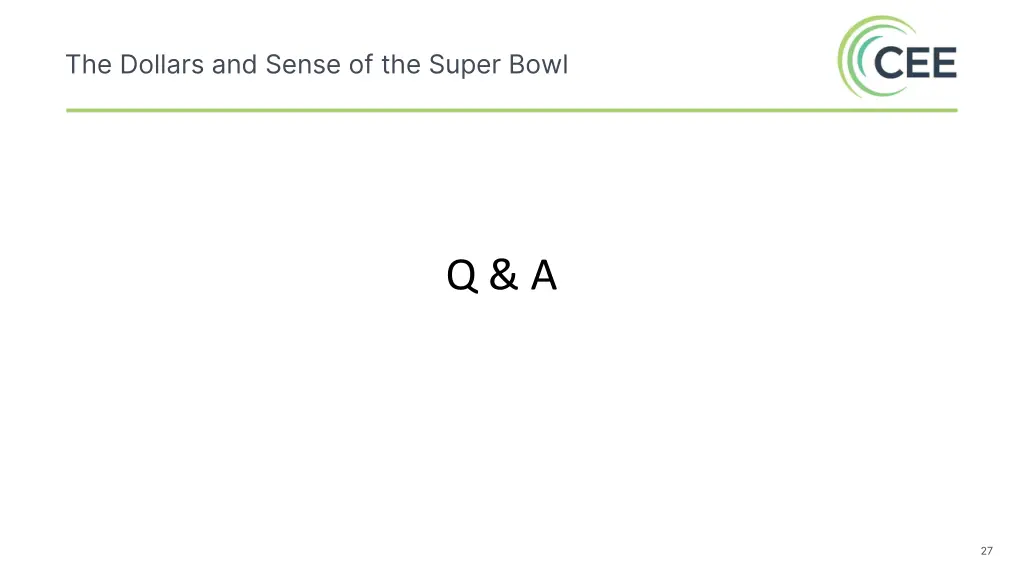 the dollars and sense of the super bowl 13