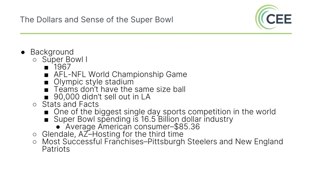 the dollars and sense of the super bowl 2