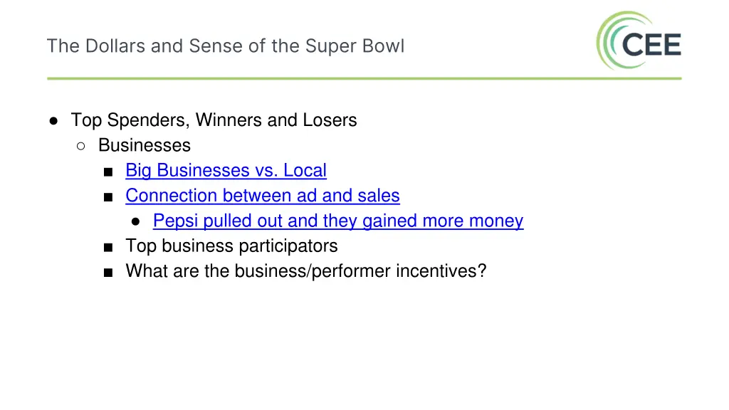 the dollars and sense of the super bowl 3