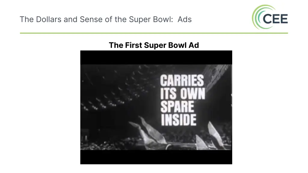 the dollars and sense of the super bowl ads 1