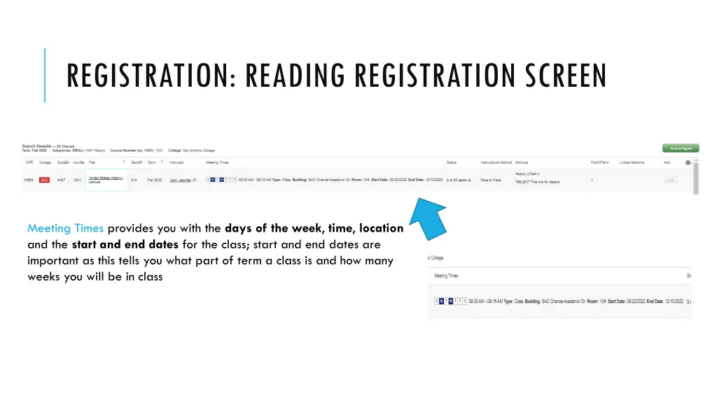 registration reading registration screen 3