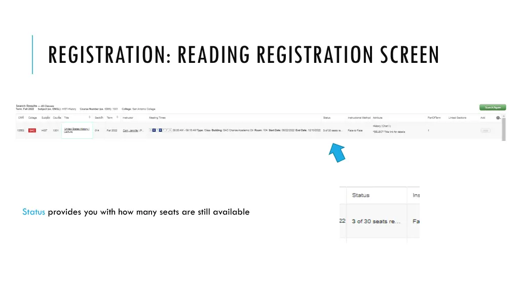 registration reading registration screen 4