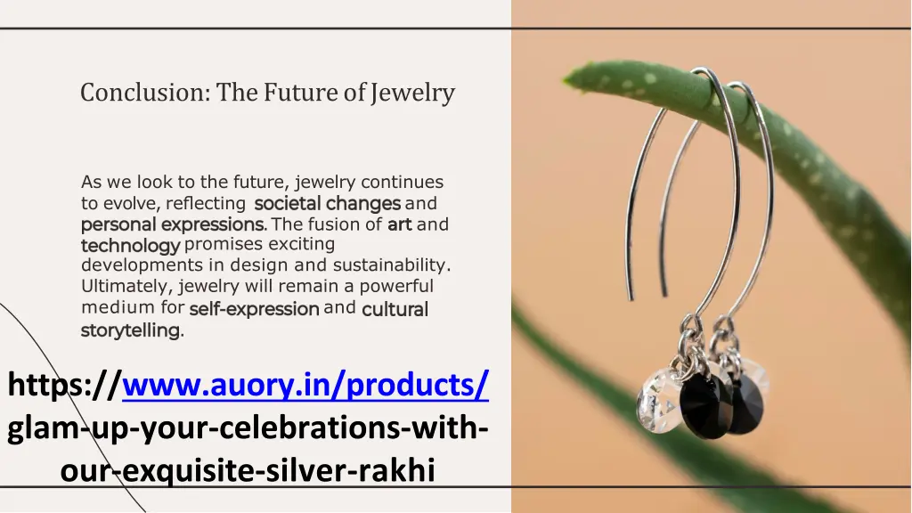 conclusion the future of jewelry