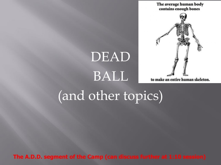 dead ball