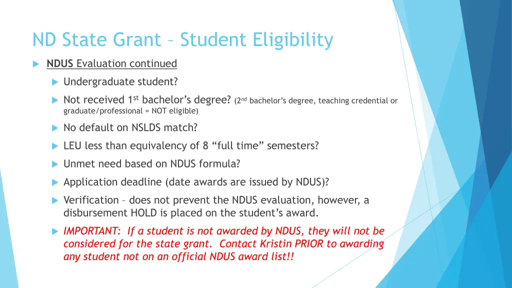 nd state grant student eligibility 1