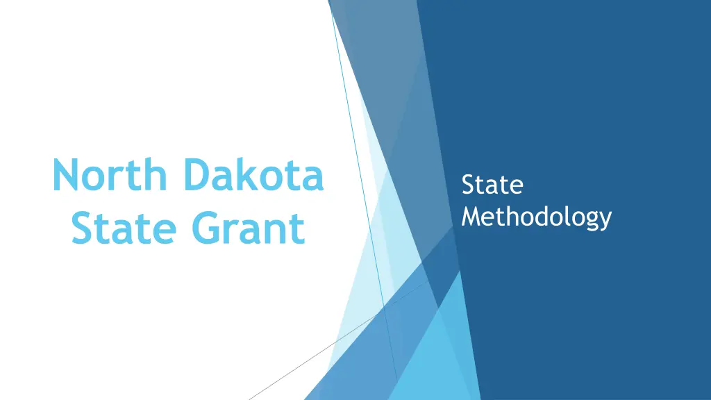 north dakota state grant