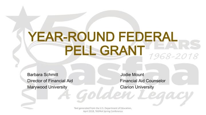 year year round federal round federal pell grant