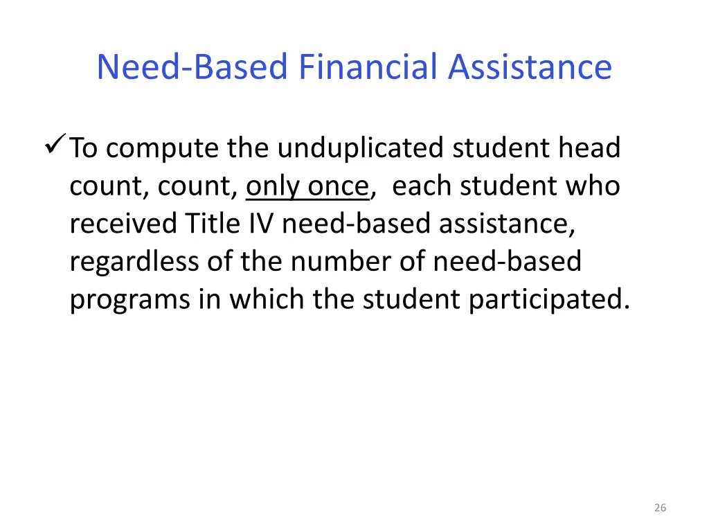 need based financial assistance 1