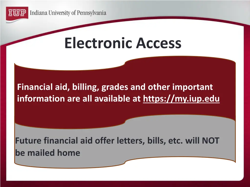 electronic access