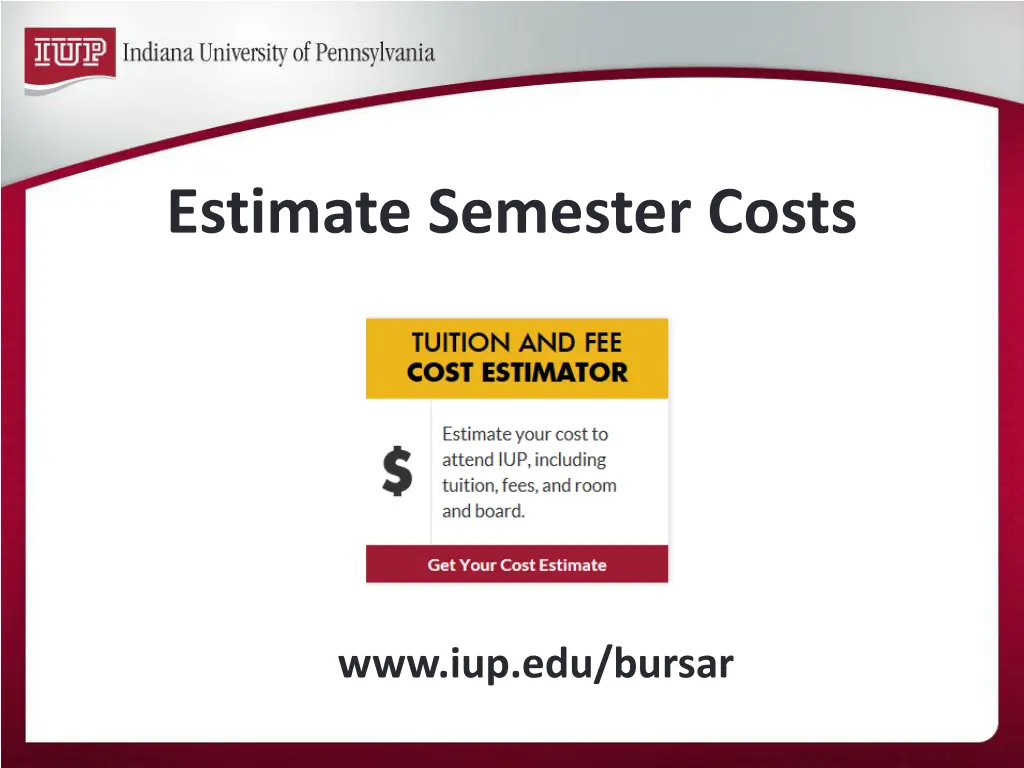 estimate semester costs