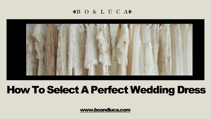 how to select a perfect wedding dress