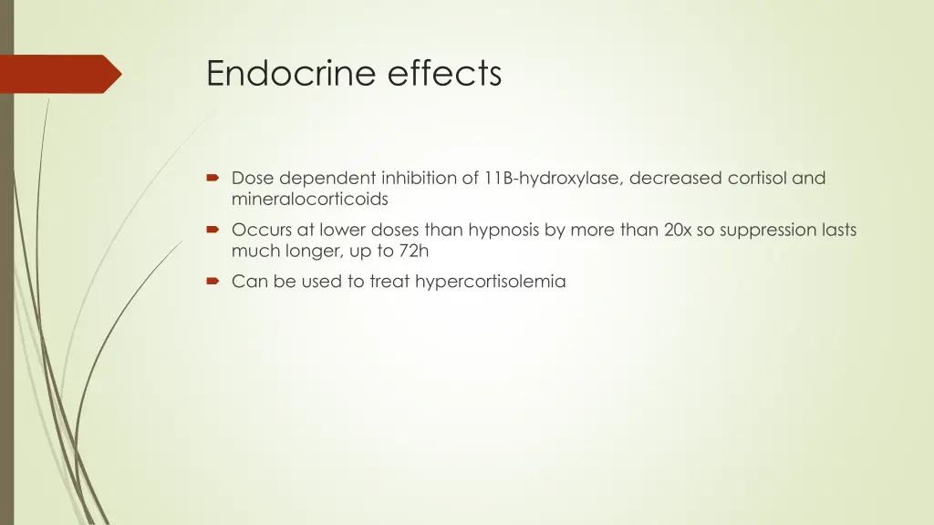 endocrine effects