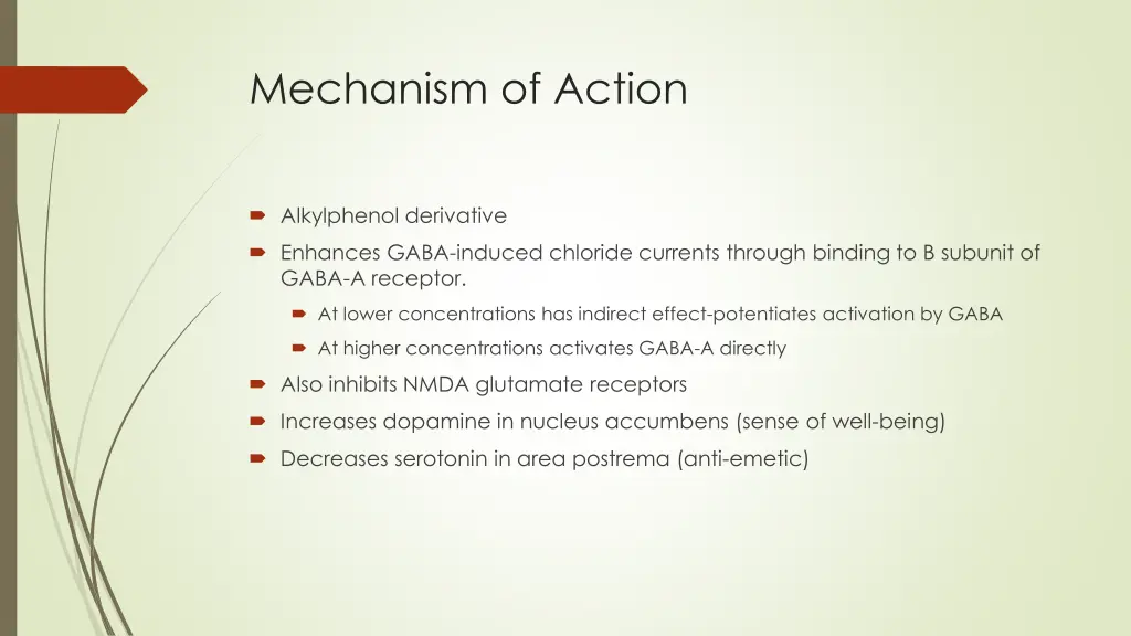 mechanism of action