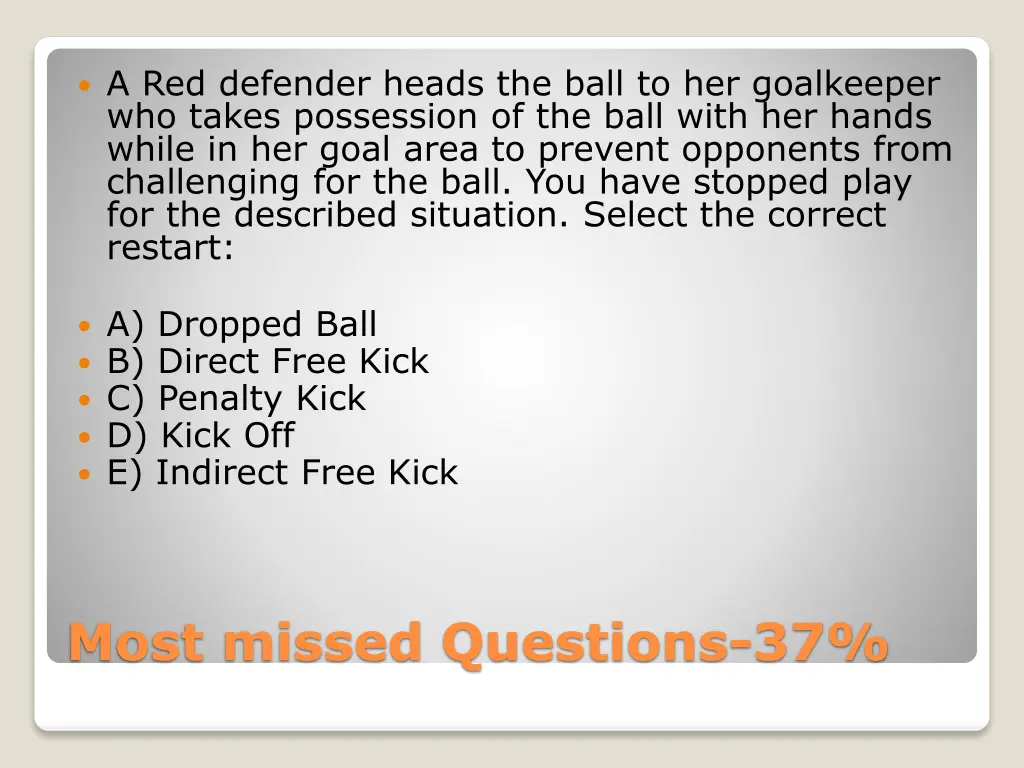 a red defender heads the ball to her goalkeeper