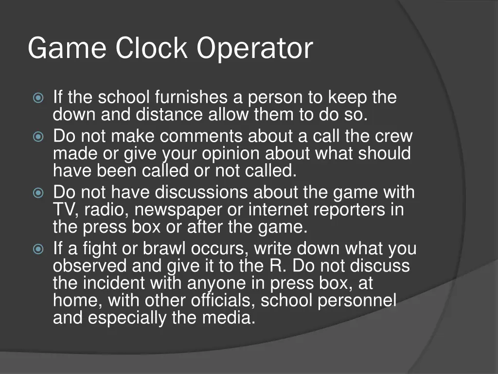 game clock operator 1