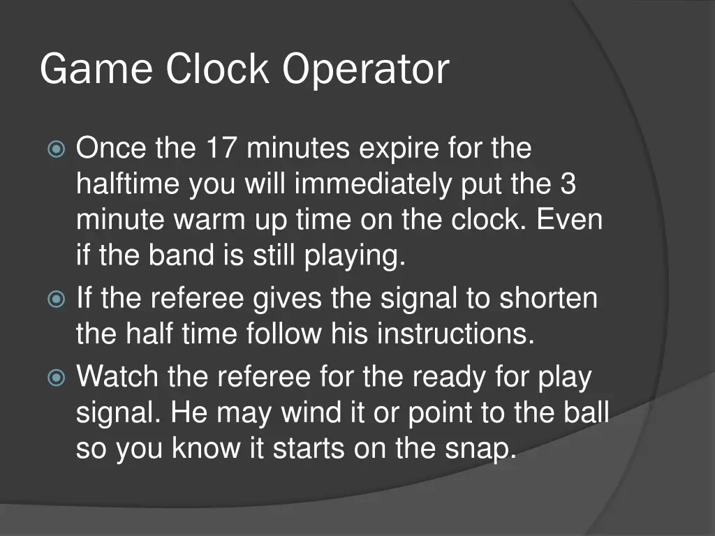 game clock operator 3