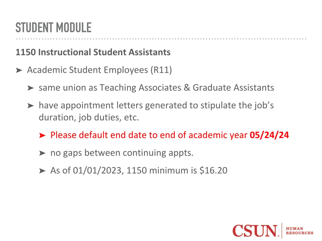 student module 6