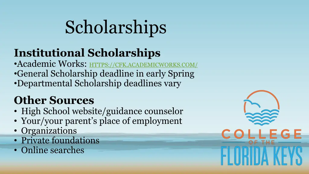 scholarships