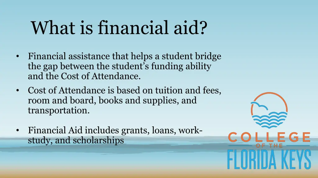 what is financial aid