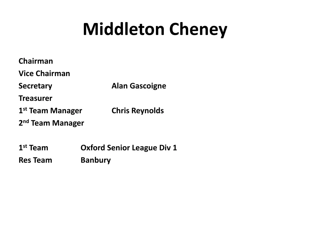 middleton cheney 1