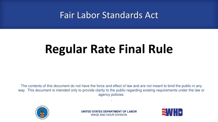 fair labor standards act