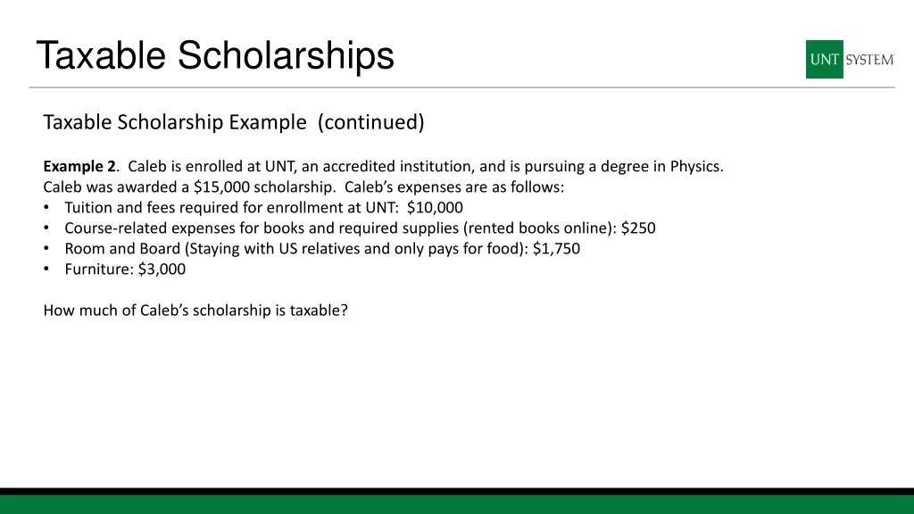 taxable scholarships 5