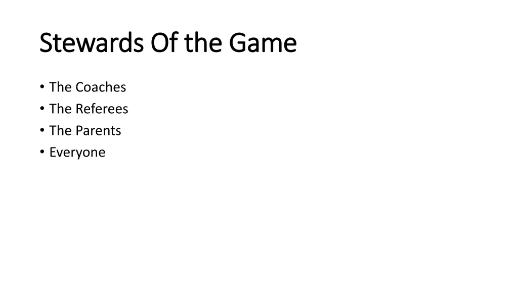 stewards of the game stewards of the game