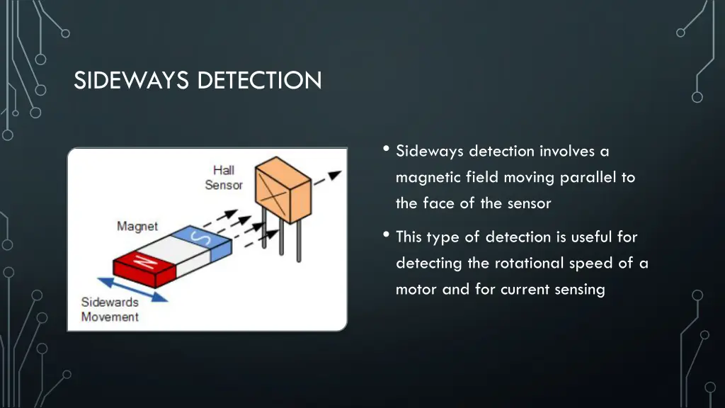 sideways detection