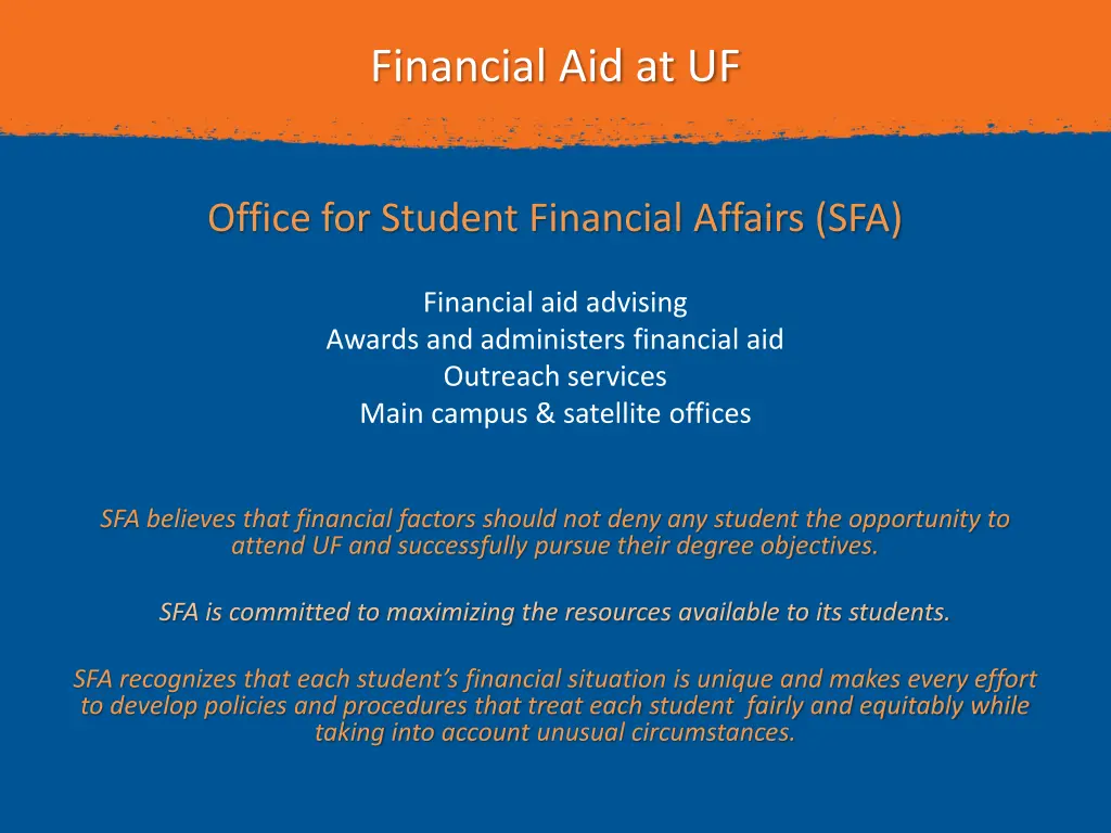 financial aid at uf