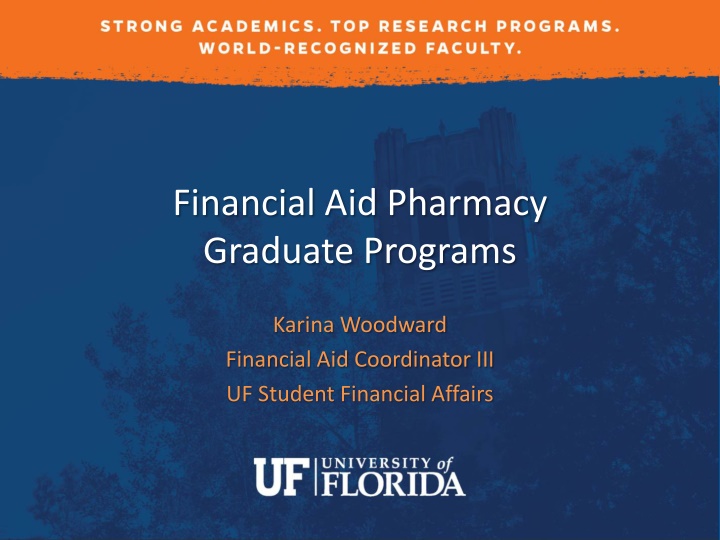 financial aid pharmacy graduate programs