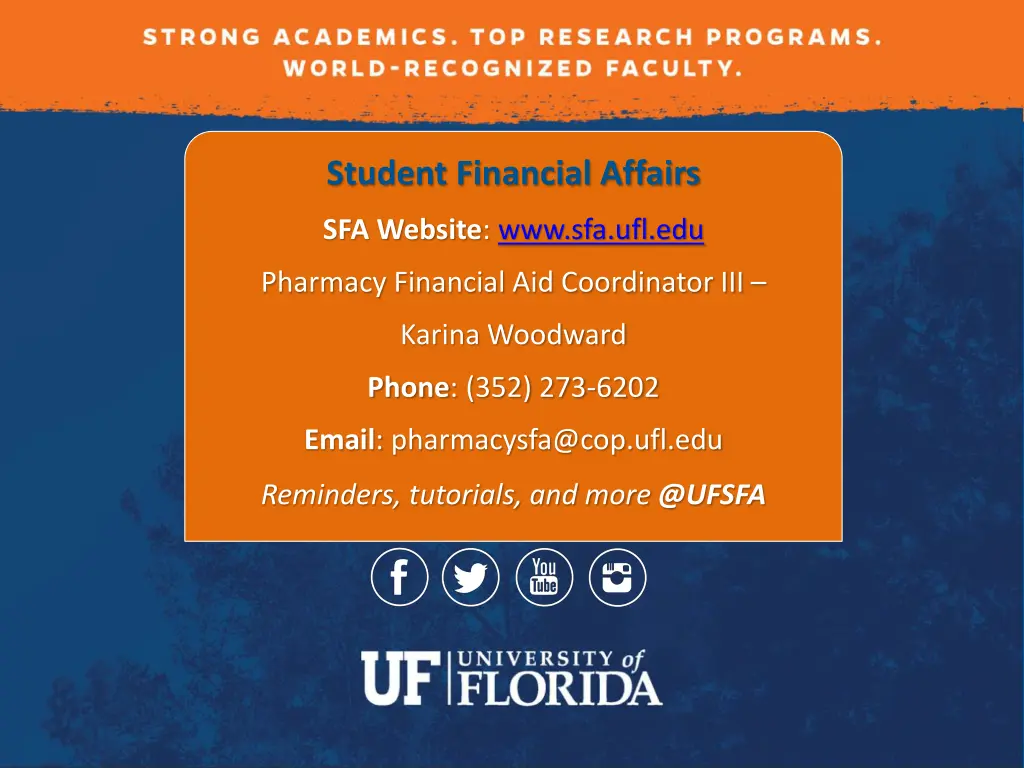 student financial affairs