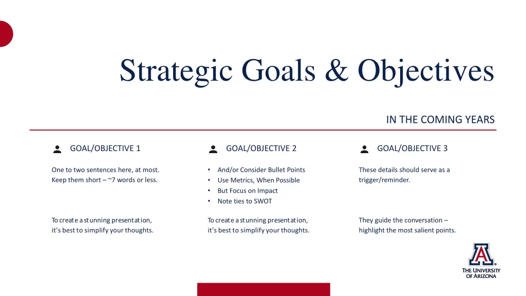 strategic goals objectives