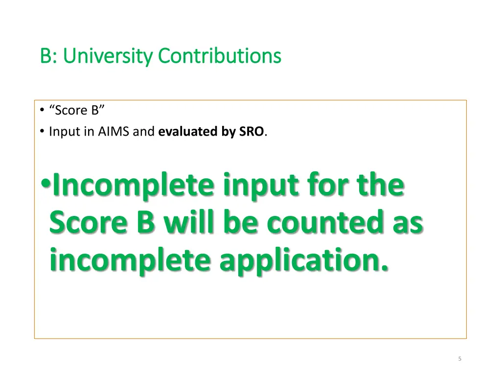 b university contributions b university