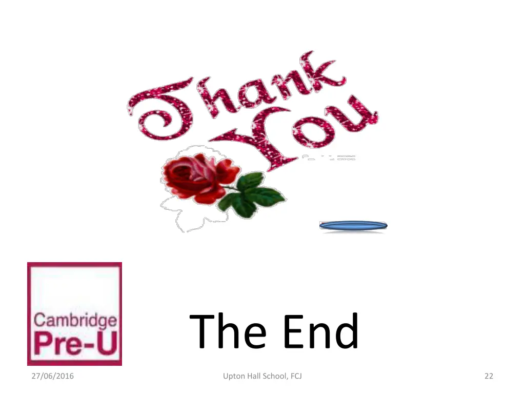 the end