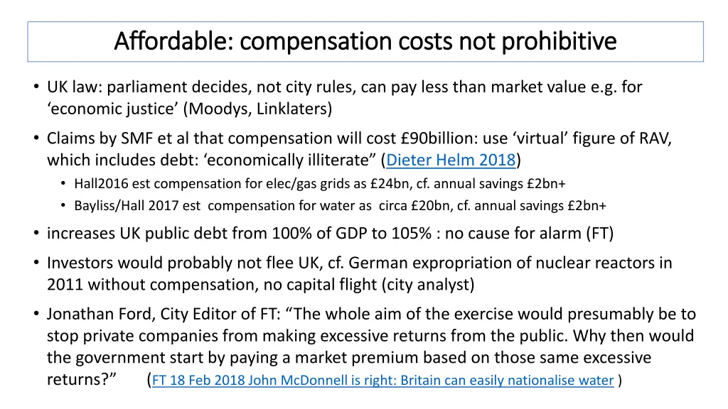 affordable compensation costs not prohibitive