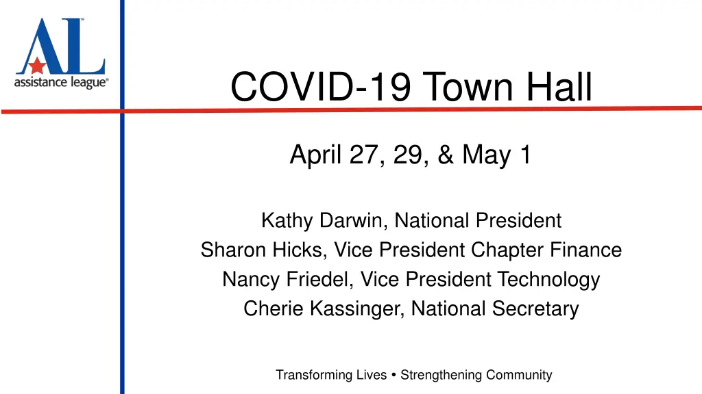 covid 19 town hall 1