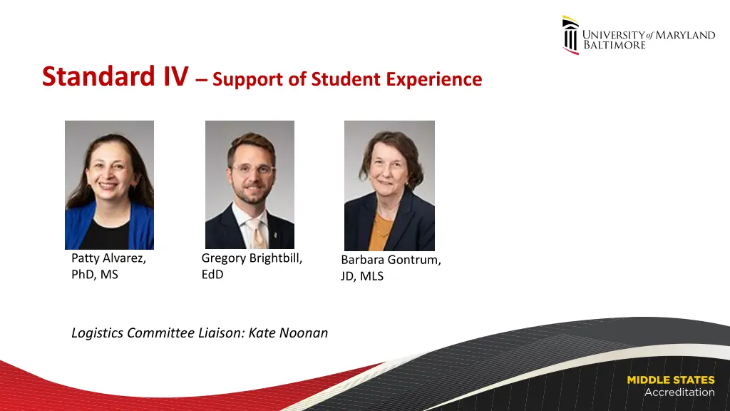 standard iv support of student experience