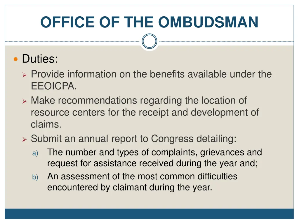 office of the ombudsman 1