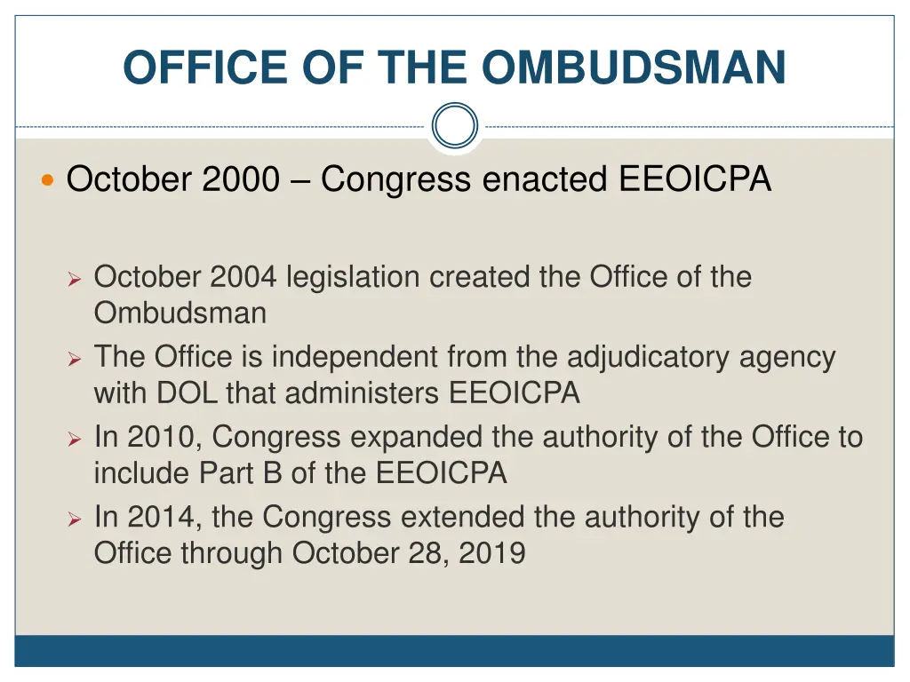 office of the ombudsman